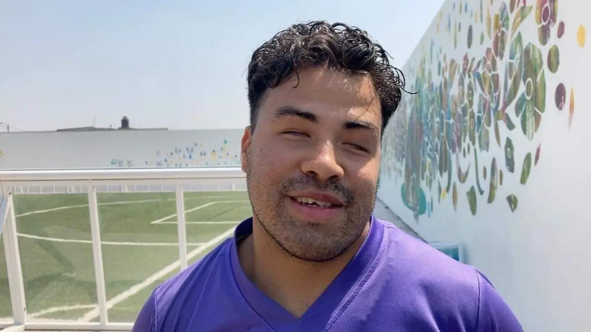 Ricky Esparza García, preseleccionado de futbol para ciegos y débiles visuales